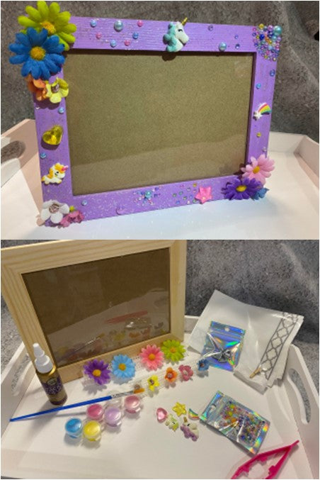 Unicorn & Rainbow Craft Kit Picture Frame